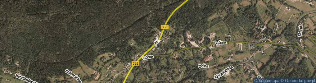 Zdjęcie satelitarne Armii Krajowej ul.